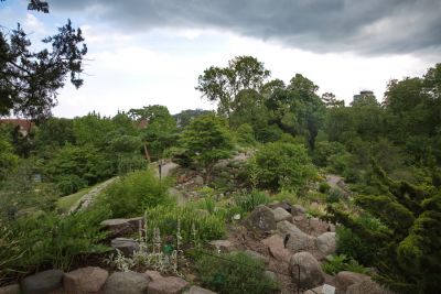 Steingarten im botanischen Garten