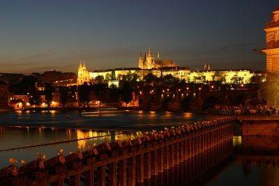 Hradschin bei Nacht