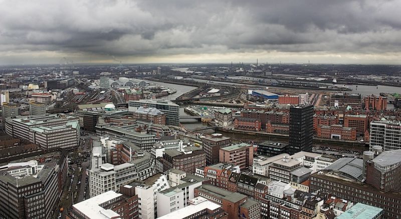 Hafen von St. Petri aus