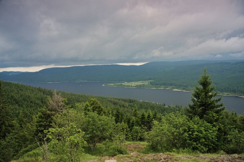 Schluchsee vor dem Gewitter