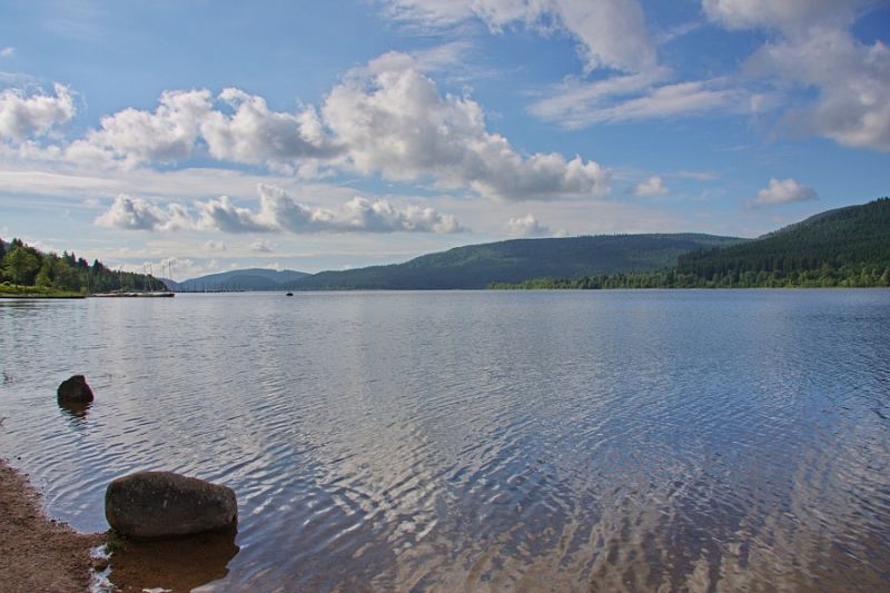 Sonne über dem Schluchsee